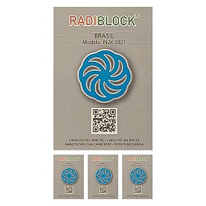4X Radiblock - Sticker Contra Radiação - Radiblock