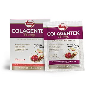 Colágeno Colagentek Beauty 30 sachês 3,5g Maça c/ Canela Vitafor