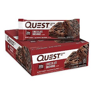 Quest Bar - 12 un. 60g - Chocolate Brownie - Quest Nutrition