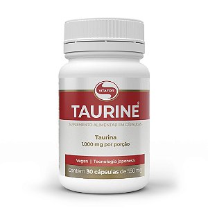 Taurine 1.000mg L-Taurina 30 caps Vitafor