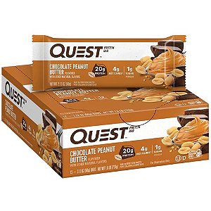 Quest Bar - 12 un. 60g - Chocolate Peanut Butter - Quest Nutrition