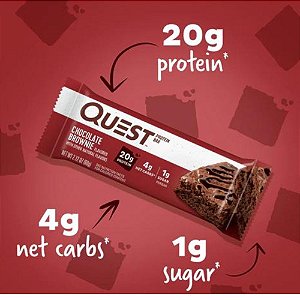 1 Un - Quest Bar - 60g - Chocolate Brownie - Quest Nutrition