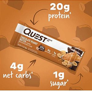 1 Un - Quest Bar - 60g - Chocolate Peanut Butter - Quest Nutrition