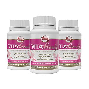 3x Vita Beauty 60 caps 500mg Vitafor