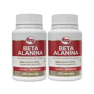 Kit 2x Beta Alanina 120 caps Vitafor