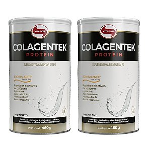 Kit 2x Colagentek Protein Bodybalance Sem Sabor 460g Vitafor