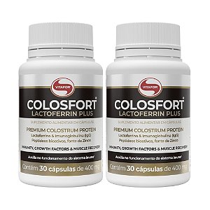 Kit 2x Colosfort Lactoferrina Plus Colostro 30 caps. Vitafor