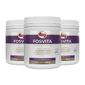 Kit 3x Fosvita FOS 250g Vitafor