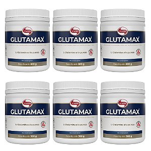 Kit 6x Glutamina Glutamax 300g Vitafor