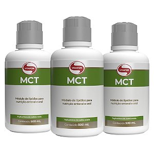 Kit 3x MCT 500ml Vitafor