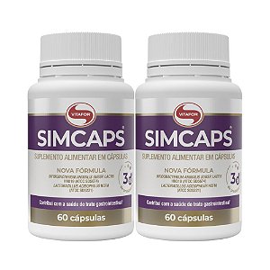 Kit 2x Simcaps 60 caps. Vitafor