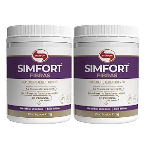 Kit 2x Simfort Fibras 210g Vitafor