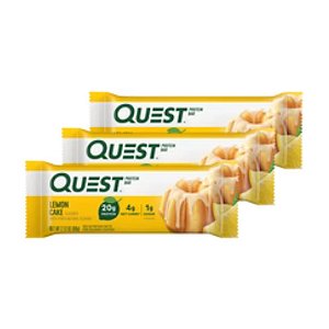 Kit 3 Un - Quest Bar - 60g - Lemon Cake - Quest Nutrition