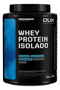Whey Protein Isolado 900g Sabor Chocolate Branco DUX