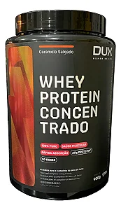 Whey Protein Concentrado 900g Sabor Caramelo Salgado DUX