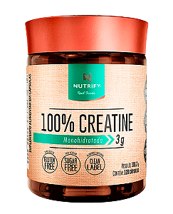 Creatina 100% Monohidratada 120 caps Nutrify