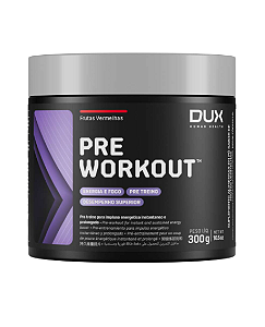 Pre Treino Pre Workout 300g Sabor Frutas Vermelhas DUX