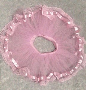 SAIA DE TULE INFANTIL ROSA