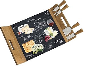 Tabua para Queijo com Acessórios Easy Life