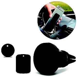 Suporte Celular Veicular Imã Magnético Saída Ar Condicionado