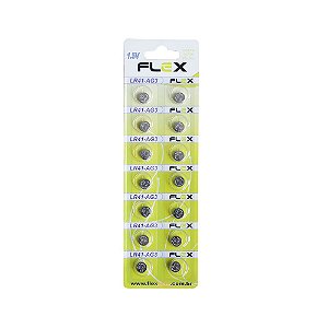 Bateria Botao Lr41/392/ag3 C/14 Flex