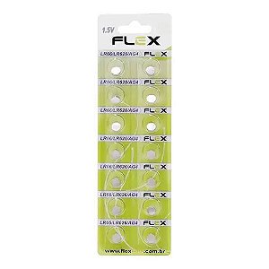 Pilha Bateria Botao Lr66 1.55v. C/14 Flex