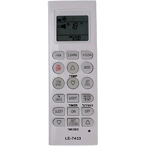 Controle Ar Lg Split Artcool Libero Akb73856302 Akb73855710 LE-7433