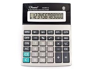 Calculadora Eletrônica 12 Dígitos KK-8875-12