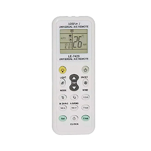 Controle Remoto Ar Condicionado Universal Para Todas Marcas LE-7429