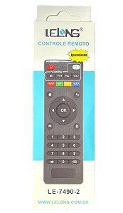 Controle remoto para receptor TV BOX SKY-8095 LE-7490-2