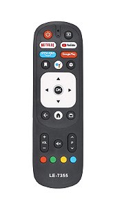 Controle Remoto Para Smart Tv Vizzion Android Br58gua, Br32d LE-7355