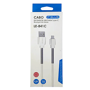 Cabo USB Turbo 3.1A 1M IT-BLUE LE-841