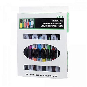 KIT DE CHAVES PRECISÃO PARA MANUTENÇÃO DE SMARTPHONE CKP-2811