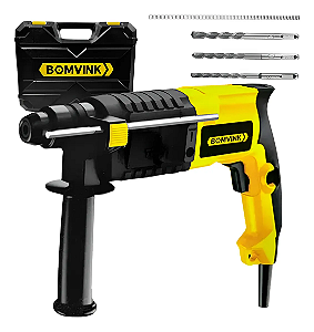 FURADEIRA E MARTELETE COM IMPACTO 800W 110V BOM-9557