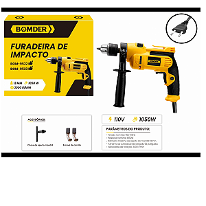 FURADEIRA IMPACTO 110V 1050W BOM-9523