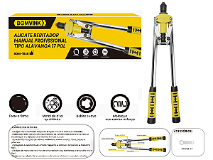 ALICATE REBITADOR PROFISSIONAL BOM-1646