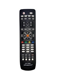 CONTROLE AZAMERICA S1006 HD S1007 HD RECEPTOR DIGITAL LE-7084