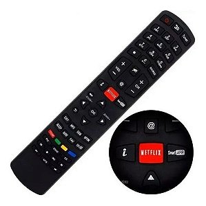 Controle Remoto Philco Smart Tv Led 3d Lcd Netflix