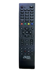 Controle Remoto para Receptor Eurosat FBG-8092