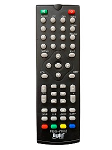 Controle Remoto Conversor Digital Bedin Bhd-10s/ Bhd-10