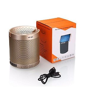 Caixa De Som Bluetooth Usb Mp3 Aux Com Suporte De Celular Q3