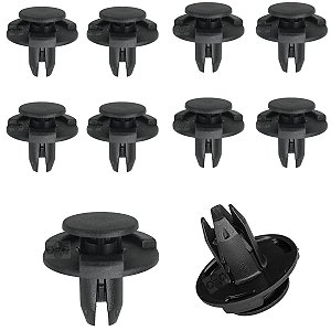 Kit 10 Presilha Parachoque Parabarro Nissan March 2015/2020