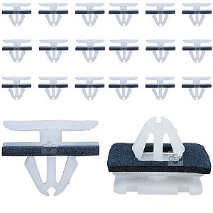 Kit 20 Presilha Moldura Paralama Jeep Compass 2016/2020
