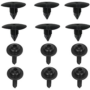 Kit 12 Grampo Presilha Parabarro Renault Scenic 1999/2010