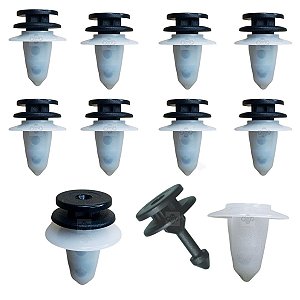 Kit 20 Pcs Presilha Coluna Soleira Volkswagen Passat 2009/2019
