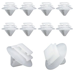 Kit 10 Presilha Fixa Friso Lateral Porta Fiat Stilo 2003/2011