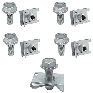 Kit 10 Pcs Parafuso Protetor Carter Renault Twingo 1994/2003