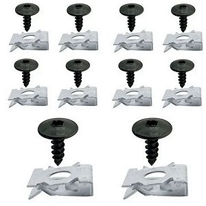 20 Pcs Presilha Parafuso Parabarro Volkswagen Parati 2009/2013
