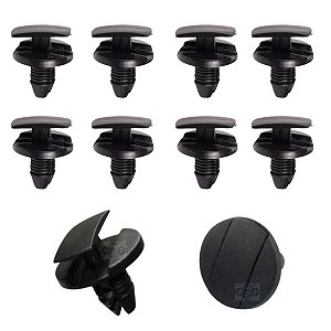 Kit 10 Grampo Presilha Forração Interna Peugeot 307 2002/2012