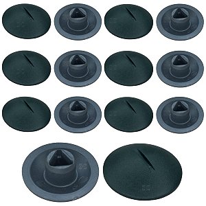 Kit 14 Presilha Forro Interno Carpete Volkswagen Kombi 2012/2016